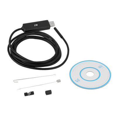 

6LED Waterproof 5.5mm 2M USB Endoscope Borescope Photo Capture Inspection