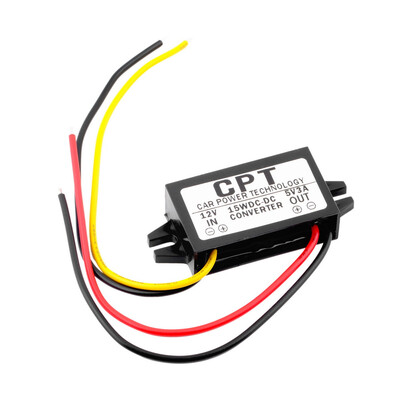 

1PCS DC / DC преобразователь Регулятор 12V к 5V 3A 15W автомобиля Светодиодный дисплей Мощность