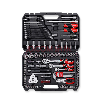 

YATO YT-38872 128pcs Socket Wrench Auto Repair Tool Combination Package Mixed Tool Set Hand Tool Kit with Plastic Toolbox Storag