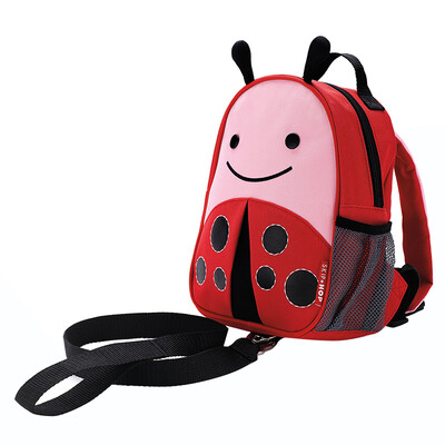 

SKIP HOP zoo-let mini backpack with anti-lost belt cartoon pattern shoulder bag kindergarten children&39s school bag - beetle 1-4 years old