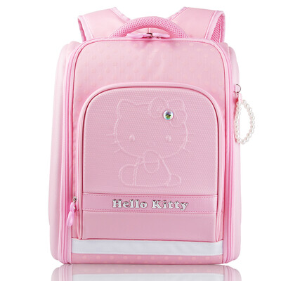 

Hello Kitty hellokitty KT1021 Korean version of the children&39s school bag ridge primary school student bag female rose