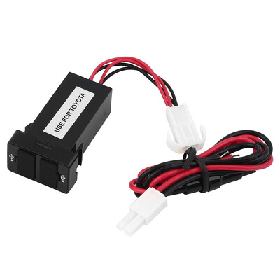 

Dual USB зарядное гнездо Dashboard сотовый телефон зарядное устройство для TOYOTA