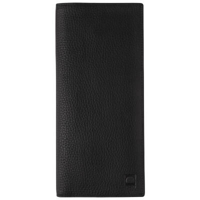 

French actress (Delsey) leather men and women business vertical money multi-card wallet / wallet black 00355104100