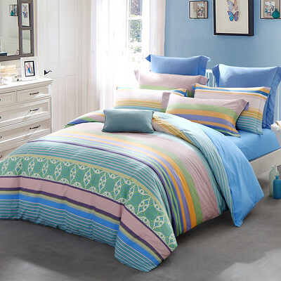 

MENGJIEJIAFANG print cotton bed set/bed kit (duvet cover/bed sheet/pillowcase