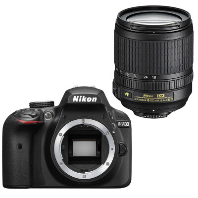 

Nikon (Nikon) начального SLR D3400 камеры (AF-P DX Nikkor 18-55mm F / 3.5-5.6G VR стабилизация изображения объектива)