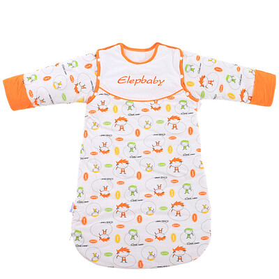 

Like baby elepbaby baby sleeping bag newborn baby sleeping bag thick section children&39s anti-kick was  code 90X42CM cool baby orange