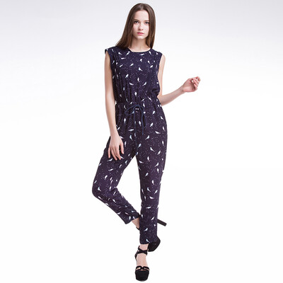 

TMI Mystery Women&39s Spring Korean version of the sleeveless small round neck printing piece 161055 printing L