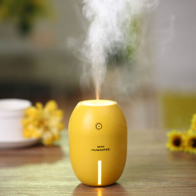 

Lemon Office Ultrasonic USB Humidifier Portable Cup Mini Night Light 180ML Yellow