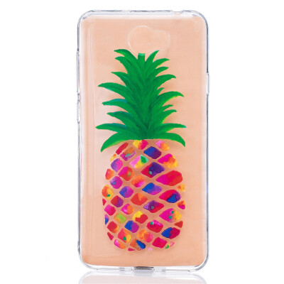 

Pineapple Dress girl Pattern Soft Thin TPU Rubber Silicone Gel Case Cover for HUAWEI Y5 II