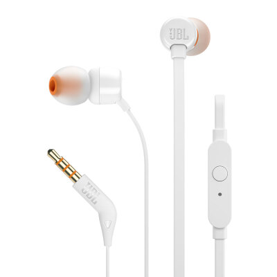 

JBL T110 Stereo Earphones White