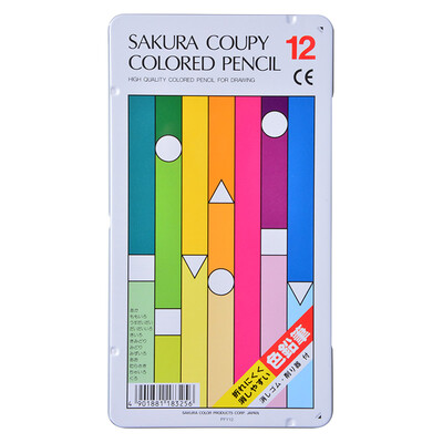 

Cherry (Sakura) COUPY color pencil 12 color suit PFY-12 [Japanese imports