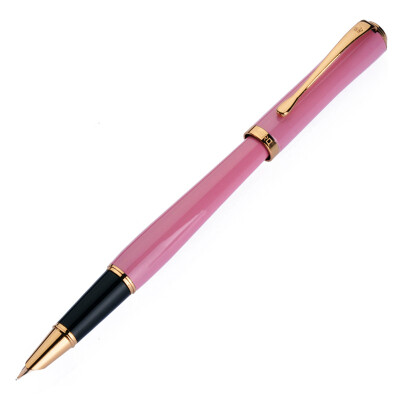 

Hero HERO 1113 pretty girl 10K gold pen pink dark tip