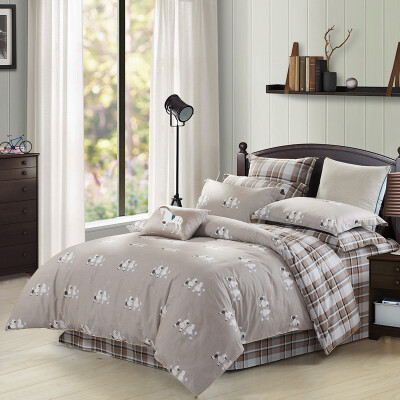 

Mercury Home Textiles Twill Twill Printed Bed Four-piece Carri Dart Bedding Bed Sheets 15m Bed