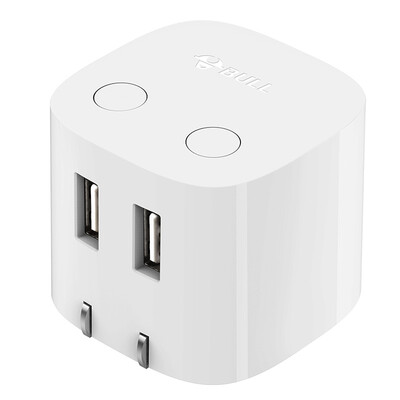 

Bull BULL GN-U212J automatic anti-overcharge plug power converter automatic power failure charger dual-port charge USB24A dual output