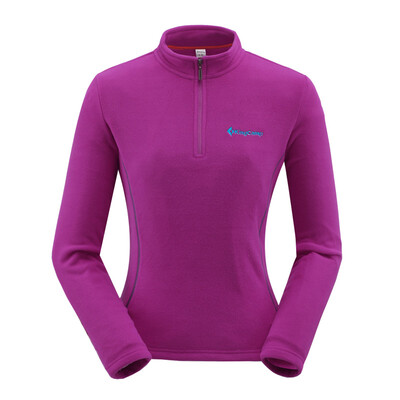 

Kung (KingCamp) outdoor fleece clothing men and women hedge fleece sweater women KWE560 red S