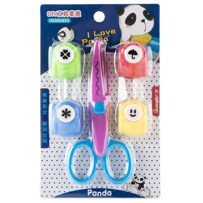 

Широкий (Guangbo) Ручной набор инструментов для детей вручную (Embosser + шнурок ножницы) случайный цвет HZM03855