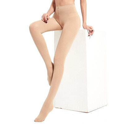 

[Jingdong supermarket] Langsha stockings women 120D sexy velvet spring pants socks anti-hook wire plus file pants female socks a brown all