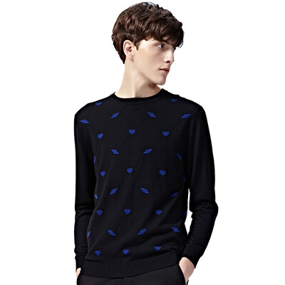 

ТАНЦЕВЫЕ ВОЛЛЫ Длинный рукав с круглой рубашкой Мужские свитера 569502005 Черный 175 / 92A