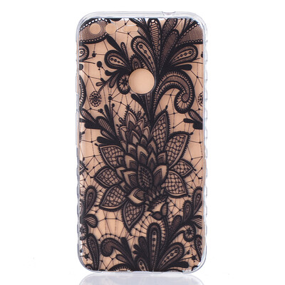 

Black Rose Pattern Мягкий тонкий ТПУ Резиновая крышка силиконовый гель чехол для Google Pixel
