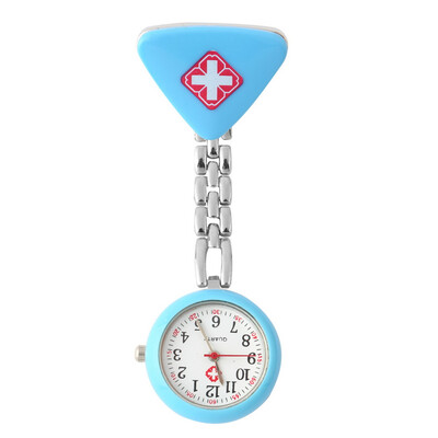

Round Triangular Nurse Doctor Watch Hanging Pocket Clip-on Time Piece New