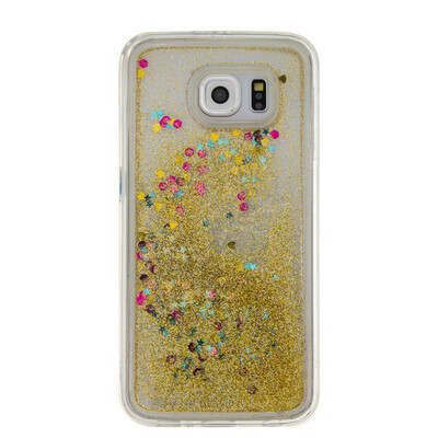 

Динамический Quicksand Блеск наливные Мягкая ТПУ чехол для SAMSUNG S6