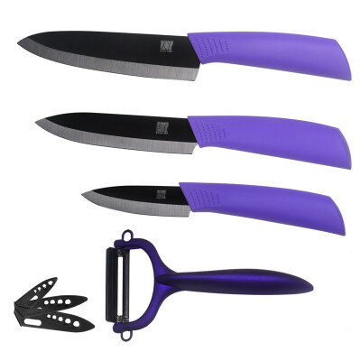 

XYJ Brand 3, 5, 6 Inch Fruit Slicing Chef Ceramic Knives With Peeler Kitchen Knives Set New Arrival