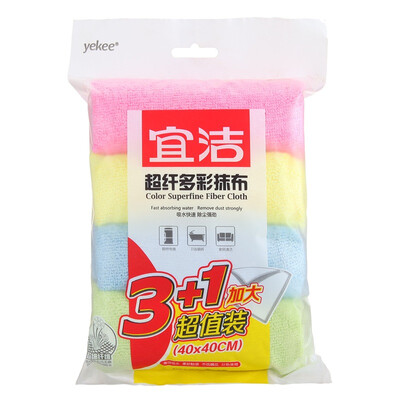 

[Jingdong supermarket] Yi Jie wipes colorful increase wash cloth to buy 3 to send 1Y-9763