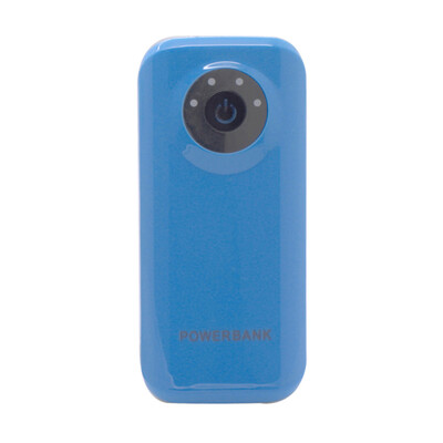 

Portable Charger 5600mAh Power Bank USB Battery Pack 20 USB Ports Li-polymer Battery External Battery For Smartphones Blue