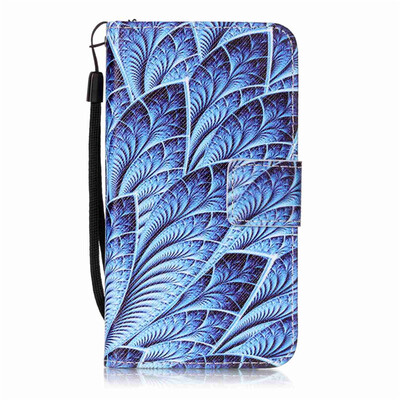 

Blue Dazzle Дизайн PU кожа флип Обложка Кошелек для карты памяти чехол для Samsung Galaxy J1（2016）/J120F
