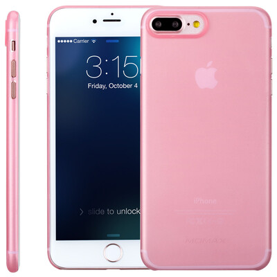 

Mo Миши (MOMAX) iPhone7 / 8plus телефона оболочка Apple, 7 / 8plus телефона оболочка защитного рукав тонкой защитная оболочка PP материал 5.5 дюймов розовых