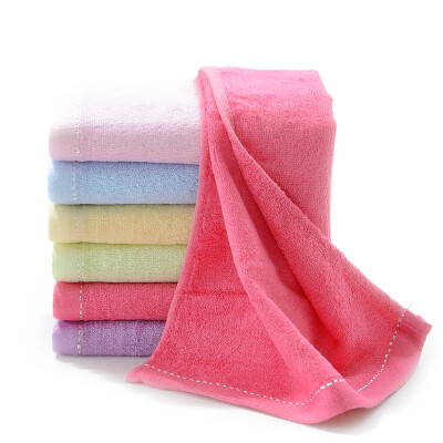 

Bamboo bamboo fiber towel soft absorbent bamboo charcoal face wash towel silver side section pink