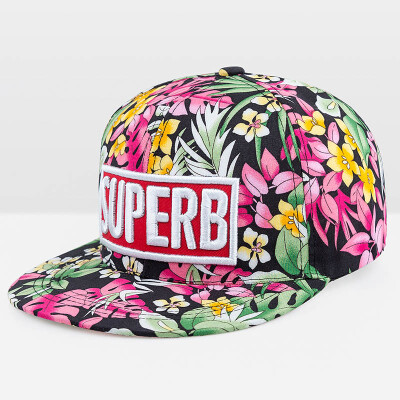 

WISHCLUB New Listing Brand Casual Baseball Cap Men 's Hat Hiphop Cap Colorful Flower Printing Hat