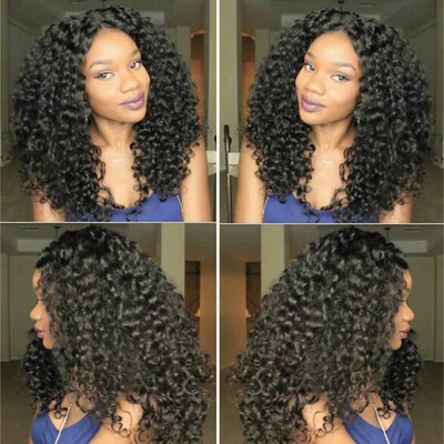 

Brazilian Hair Curly lace front Human Hair Wigs Bleached Knots with Baby Hair for Black Women Glueless Lace Front wigs