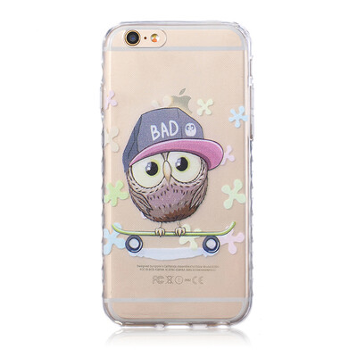 

Owl Pattern Soft Thin TPU Rubber Silicone Gel Case Cover for IPHONE 6 Plus6S Plus