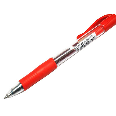 

PILOT BL-G2-38 gel pen signature pen bullet pens red 038mm