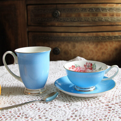 

Dior Lily Royal Cup Coffee Cup Set Mediterranean Blue 3pcs Set