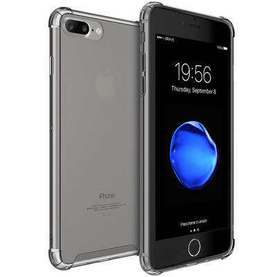 

BIAZE компании Apple iPhone7 Plus 7 Plus мобильного телефона оболочка защитного рукав оболочка Выдерживает падение все включен прозрачный черный лед серии JK111-