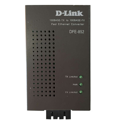 

D-Link dlink DFE-852 Fast Ethernet fiber optic transceivers single mode 100 megahertz