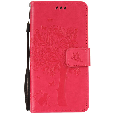 

Rose Tree Design PU Leather Flip Cover Wallet Card Holder Case for WIKO LENNY 3