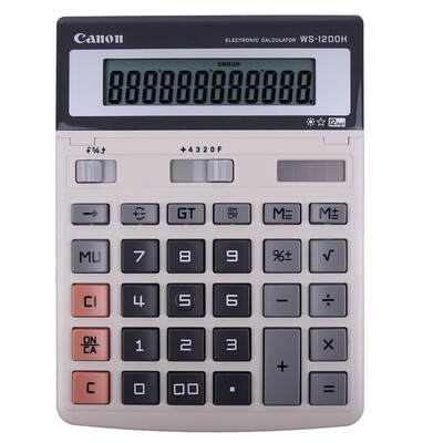 

12-значный электронный калькулятор Canon WS-1200H