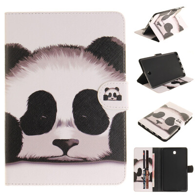 

Panda Style Embossing Classic Flip Cover with Stand Function and Credit Card Slot for SAMSUNG GALAXY Tab S2 8.0 T715C