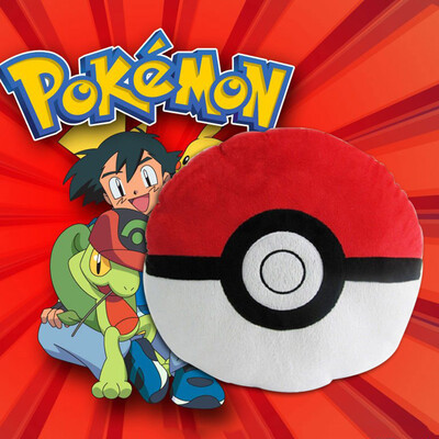 

MyMei Pokemon Pokeball Go Ultra-soft Pillow Decor Pillow Soft Plush Doll