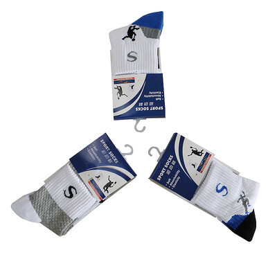 

Star Square Sports Leisure Cotton Socks Men&Women Socks Neck Towel Bottom Socks Three Double Dress 6329