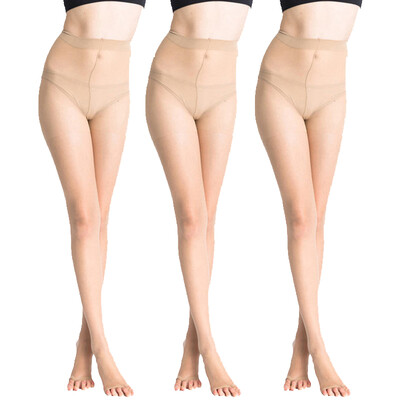 

Langsha stockings 3 pairs of core silk exposed toe socks summer sexy women&39s fish mouth thin section pantyhose stockings color