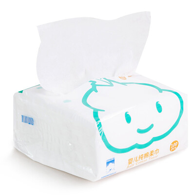 

Cotton era PurCotton baby wet&dry cotton towel towel 20 10 cm 1 packet