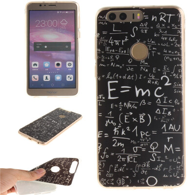 

Mathematical formula Pattern Soft Thin TPU Rubber Silicone Gel Case Cover for HUAWEI Honor 8