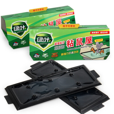 

Green leaf sticky mouse plate mouse sticky sticky rat rodent rodent rat mopurger 45g 4 tablets loaded JD1009