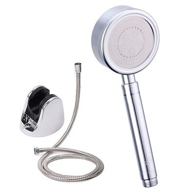 

DZ 3587 effective pressurized hand-held shower can be removable metal shower nozzle set with hose base
