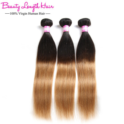 

Ombre Brazilian Virgin Hair Straight 3Pcs Lot Ombre Brazilian Hair Weave Bundles Ombre Brazilian Straight Hair