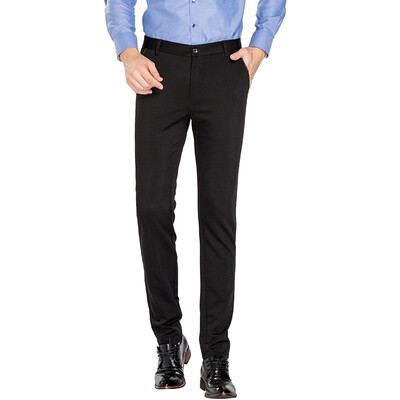 

Yu Zhaolin casual pants men 's four - faced men' s casual wear men 's business casual trousers YZLHT51 black 35